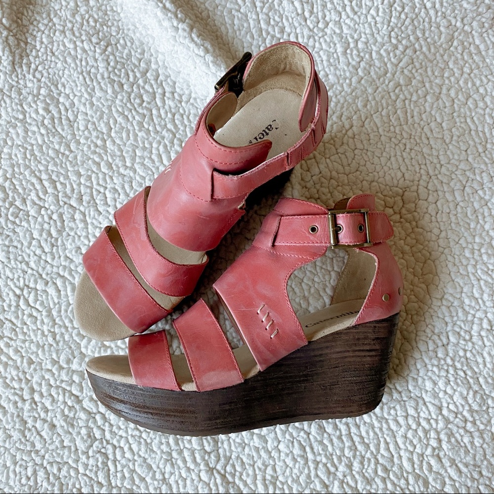 Women's Pink Wedge Sandals